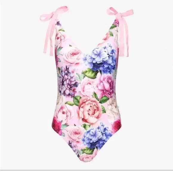 Posh Peanut Georgette Swimsuit - Picture 1 of 7